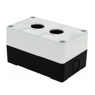 Корпус КП102 пластиковый 2 кнопки белый EKF PROxima