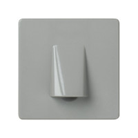 Simon S27 Кабельный выход с зажимом для кабеля, серый, 27801-37