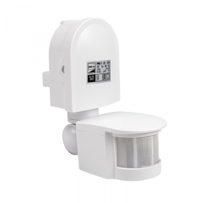 Jazzway Датчик движения PMS-IR 008 1200Вт 180° 12м WH IP44, 5012899