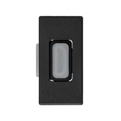 Simon S27 Разъём HDMI, узкий, (мама-мама), графит, 2701094-038