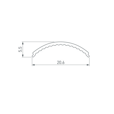 Экран ARH-KANT-H16-2000 Round Opal (Arlight, Пластик), 016932
