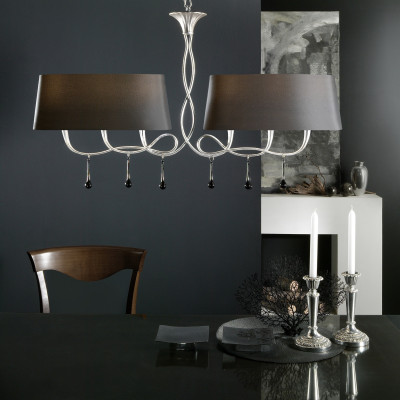 Подвесной светильник Mantra Paola Painted Silver 3531