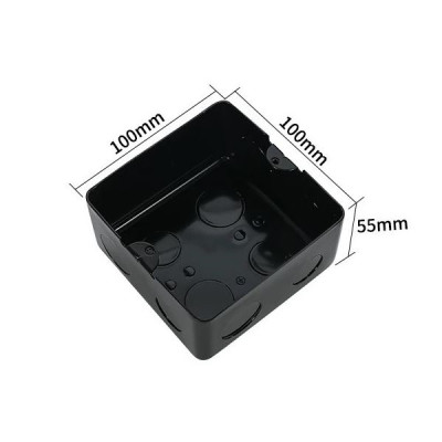 Выдвижная напольная розетка (люк/лючок) на 1,5 модуля, h=55мм, в комплекте с монт. коробкой, TIMIUX, медь, EU1.5H55PUFS CU