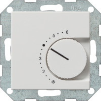 039127 Gira Терморегулятор с размыкающим контактом 24V/10 (4)A