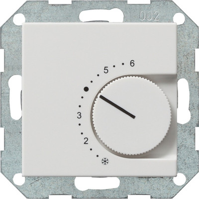 039127 Gira Терморегулятор с размыкающим контактом 24V/10 (4)A