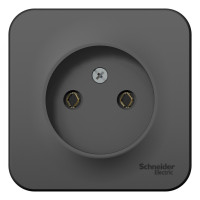 BLANCA О/У РОЗЕТКА без заземления без шторок, 16А, 250В, АНТРАЦИТ BLANCA О/У РОЗЕТКА без заземления без шторок, 16А, 250В, АНТРАЦИТ