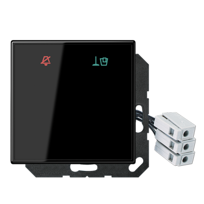 Накладка (стекло) для внешнего DND-модуля с LED-лампами, 24 В, LSCUKO6M24SW