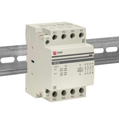 Контактор модульный КМ 63А 4NC (3 мод.) EKF PROxima
