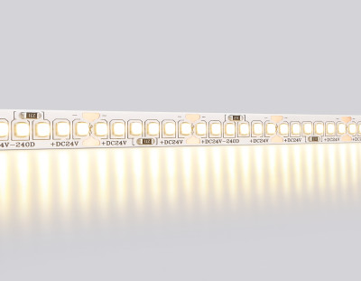 Светодиодная лента 24В 2835 240Led 22Вт/м 3000K IP20 5м, AMBRELLA LIGHT, GS3501