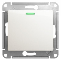 GLOSSA 1-клавишный ВЫКЛЮЧАТЕЛЬ с подсветкой, сх.1а, 10АХ, механизм, ПЕРЛАМУТР GLOSSA 1-клавишный ВЫКЛЮЧАТЕЛЬ с подсветкой, сх.1а, 10АХ, механизм, ПЕРЛАМУТР