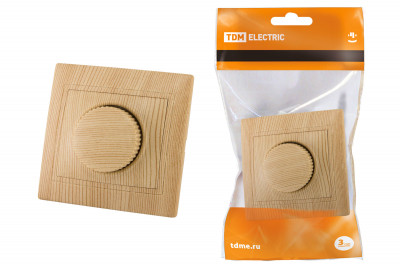 Светорегулятор поворотный RL 600 Вт "ЭКО" (сосна) "Таймыр" TDM Electric, SQ1814-0224