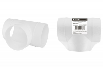 Тройник для круглых воздуховодов, D100, TDM Electric, SQ1807-1715