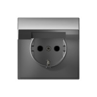 GAL000946 - ARTGALLERY РОЗЕТКА с заземл. со шторк. с крышкой, 16А, IP20, механизм, СТАЛЬ, Systeme Electric GAL000946 - ARTGALLERY РОЗЕТКА с заземл. со шторк. с крышкой, 16А, IP20, механизм, СТАЛЬ, Systeme Electric