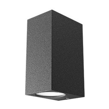 Светильник Gauss Cube настенный архитектурный 2*GU10, 160*68*92мм, 220-240V/50-60Hz, 2*35W IP54 (1/15), GD159