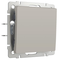 Werkel W1212004/ Выключатель одноклавишный проходной (дымчатый), a069449