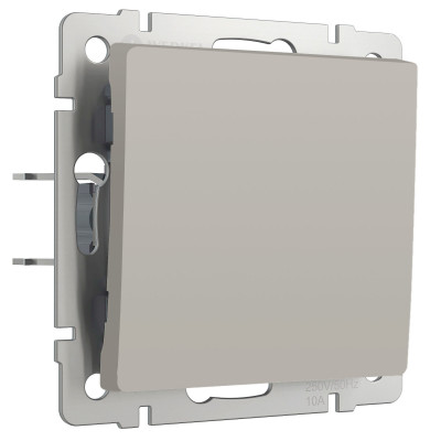 Werkel W1212004/ Выключатель одноклавишный проходной (дымчатый), a069449