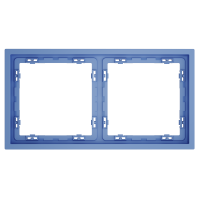 Рамка пластиковая VOLTUM S70 на 2 поста, (деним), VLS100215