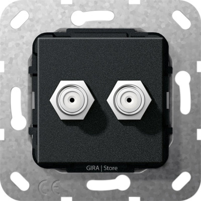 565110 Gira Гнездо SAT F 2 местн.