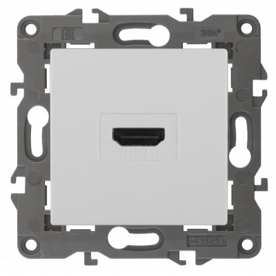 ЭРА 14-3114-01 Elegance Белый Розетка HDMI