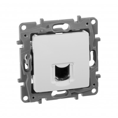 Legrand Розетка компьютерная RJ45 категория 6 UTP - Legrand Etika - белый, 672253
