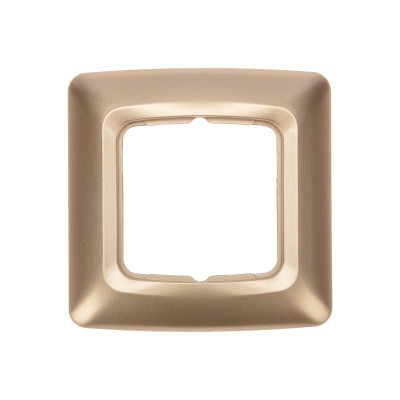 DEA Рамка 1-я горизонтальная Золотой Металлик KRANZ (1-20-240), KR-78-0315