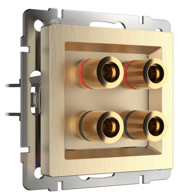 Werkel W1185010/ Акустическая розетка (шампань рифленый), a051421