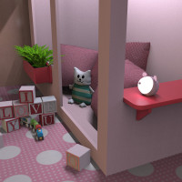 Светильник ночник настольный Gauss Qplus модель GTL702 5W 200lm 2700-6000K 5V Li-ion 1200mA розовый диммируемый LED 1/10/30, NN7024