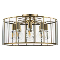 Lightstar 798281 (MX7961-8A) Люстра  GENNI 8х40W E27 ЛАТУНЬ/ПРОЗРАЧНЫЙ (в комплекте)