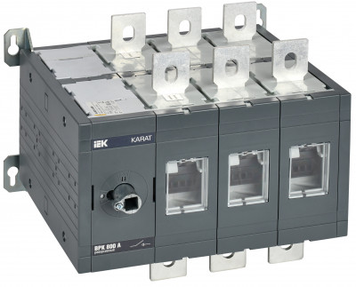 KARAT Выкл-разъед. ВРК реверс. без рукоятки 3P 800А IEK, KA-VR20-3-0800