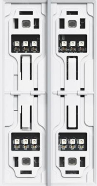 GVS CHPB-04/S7.1.00 Механизм клавиш для дополнения стандартной панели S7, белый