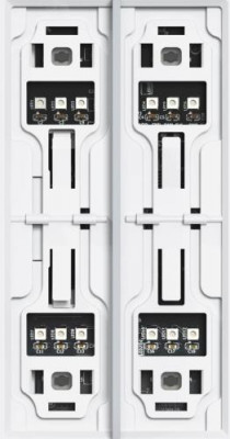 GVS CHPB-04/S7.1.00 Механизм клавиш для дополнения стандартной панели S7, белый