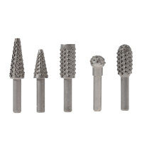 Набор борфрез (шарошек) по дереву, 5 шт KRANZ, KR-91-0798