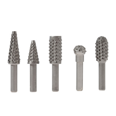 Набор борфрез (шарошек) по дереву, 5 шт KRANZ, KR-91-0798