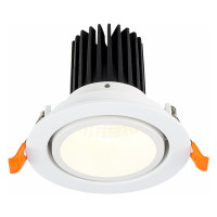 ST LUCE ST705.538.10 Св-к встр. Белый LED 1*10W 3000K 750Lm Ra>90 38° IP20 D102xH85 170-240V