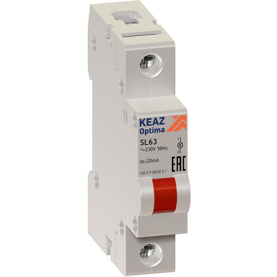 Лампа сигнальная OptiDin SL63-W-24AC/DC-УХЛ3, КЕАЗ, 138625