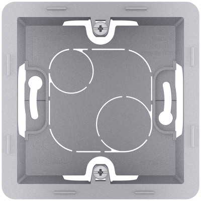 Legrand Коробка для накладного монтажа 1 пост - Legrand Inspiria - алюминий, 673982