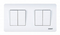 Chint 4-клавишный проходной выключатель 10А 250В, 715399