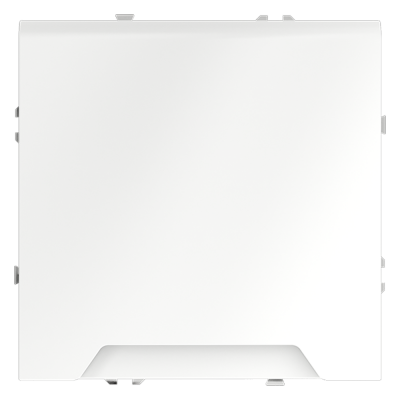 Розетка встраиваемая VOLTUM S70 с заземлением, защитными шторками и крышкой 16А, (белый матовый), VLS040302