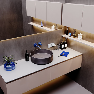 Розетка встраиваемая VOLTUM S70 с заземлением, защитными шторками и крышкой 16А, (белый матовый), VLS040302