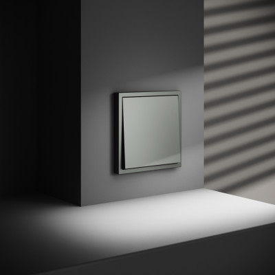 Заглушка VOLTUM S70 с суппортом, (титан), VLS080106