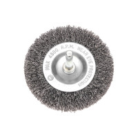 Щетка дисковая для дрели, витая стальная проволока, 75мм KRANZ, KR-91-1245