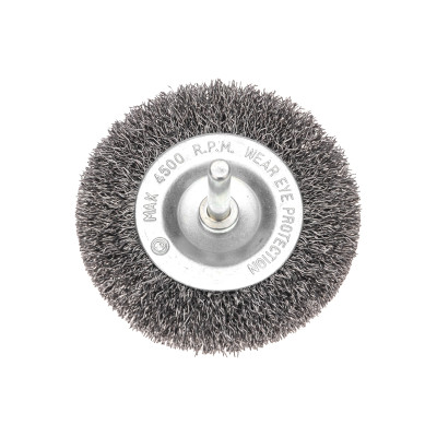 Щетка дисковая для дрели, витая стальная проволока, 75мм KRANZ, KR-91-1245