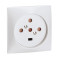 55427 - Розетка сил.3К+Н+З 20А на винт, Legrand