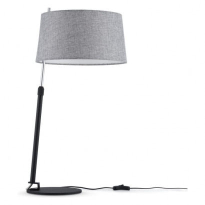 Maytoni Bergamo Настольная лампа, цвет: Черный и Хром 1х60W E27, MOD613TL-01B