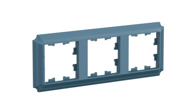 ATN100803 - ATLASDESIGN ANTIQUE 3-постовая РАМКА, универсальная, ИЗУМРУД, Systeme Electric