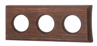 Bironi Рамка 3 постовая (Винтаж на бревно 260мм) С.М., BF4C26-630-18