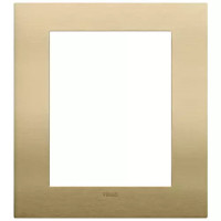 Vimar Накладка Classic на 8 модулей латунь зачищенная щеткой, 19668.12.01