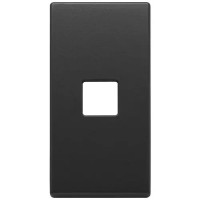 Vimar Накладка на 1 модуль Eikon Exe Flat для панелей, антрацит, 22681.1.03