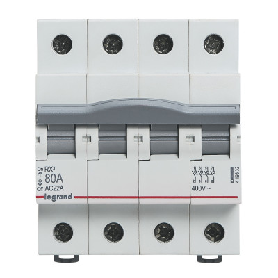 Legrand RX3 Выключатель-разъединитель 4П 80A, 419332