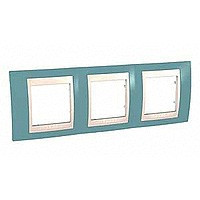 ХАМЕЛЕОН РАМКА 3-постовая, горизонтальная, БЕЖЕВЫЙ/ СИНИЙ